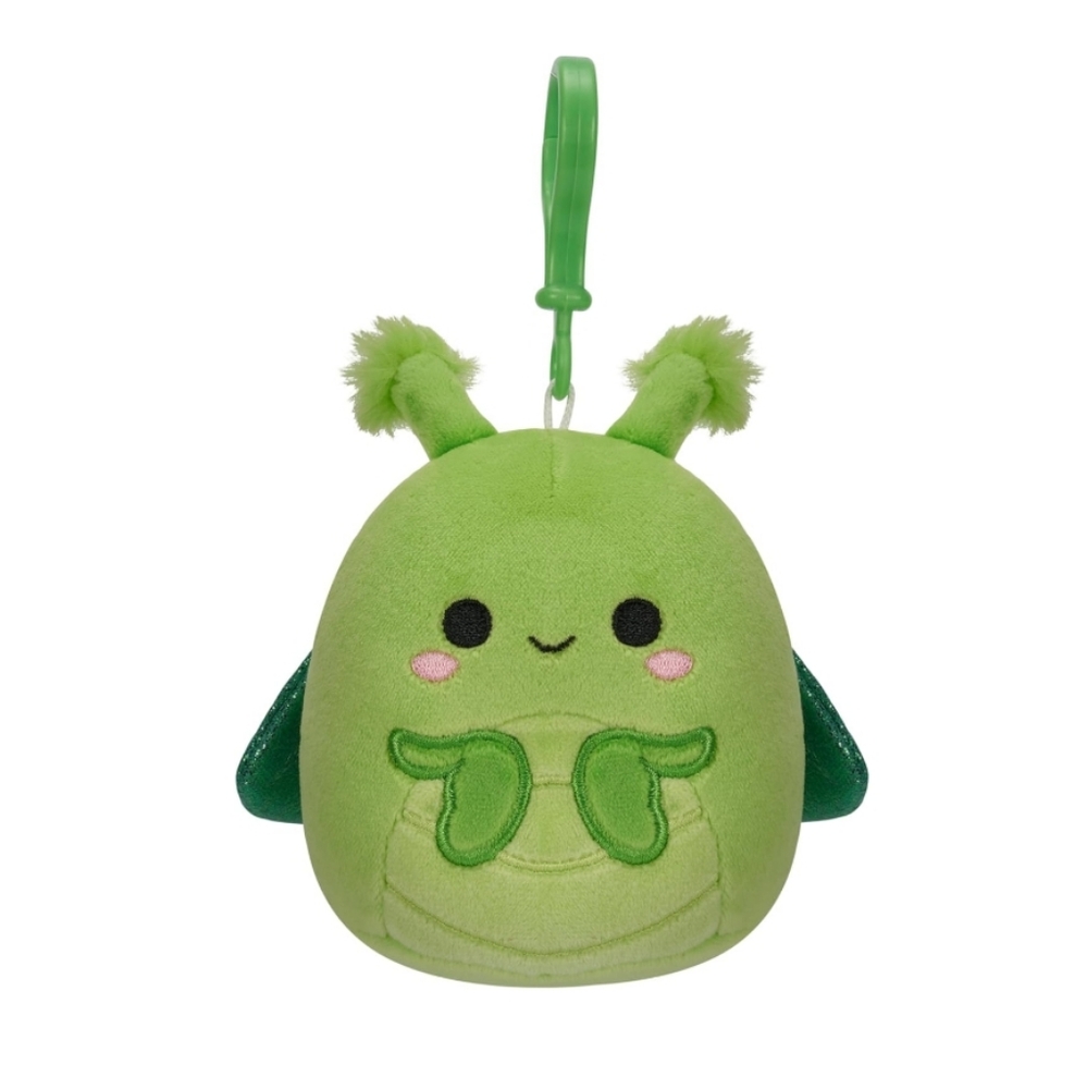 1/$6 or 2/$10 NWT Squishmallow Trenton Praying Mantis Clip-On Key Chain Plush